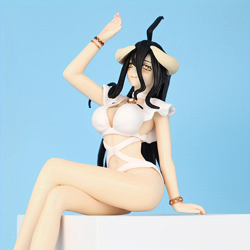 Anime Girl with Black Horns Figure