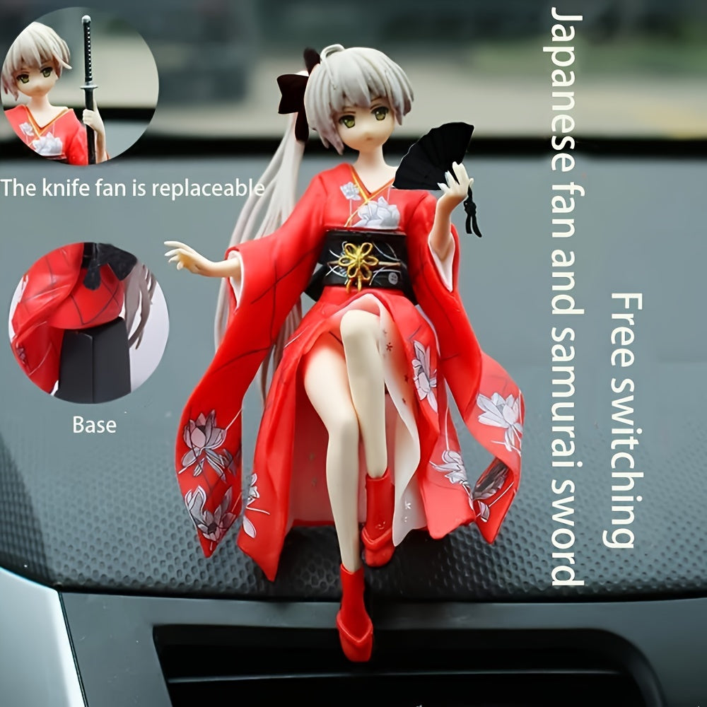 Kimono Anime Doll Figurine