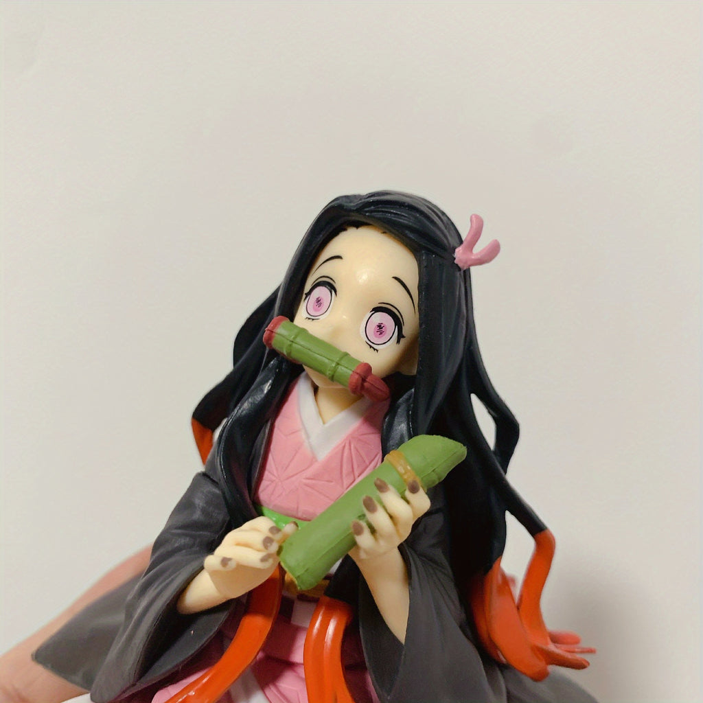Authorized Demon Slayer Kimetsu no Yaiba Nezuko Kamado Anime Figure PVC Statue Collectible, Home Decor, Christmas Gift for Fans, Age 14+
