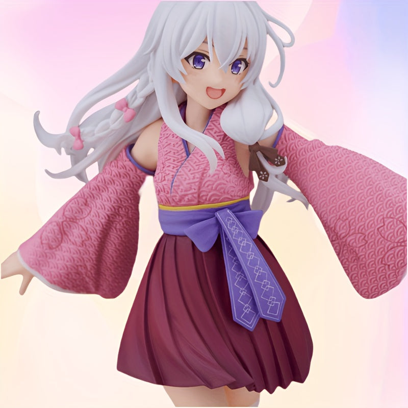 Pink Anime Fan Action Figure