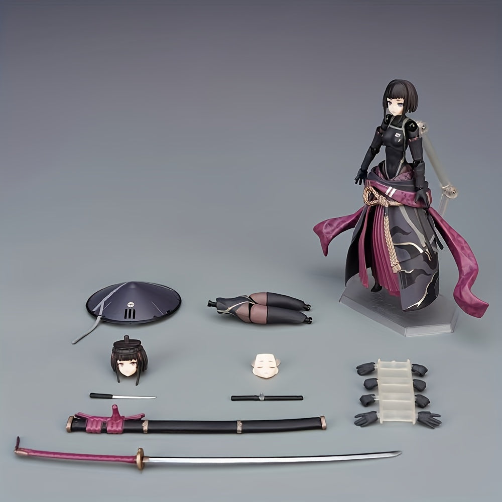 Cyber Samurai Girl Figure
