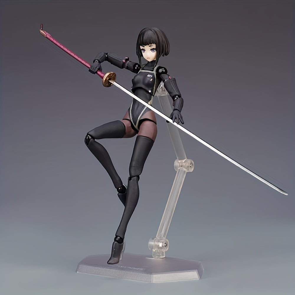 Cyber Samurai Girl Figure