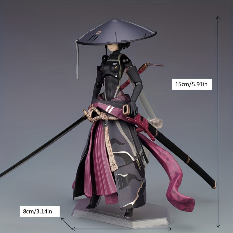Cyber Samurai Girl Figure