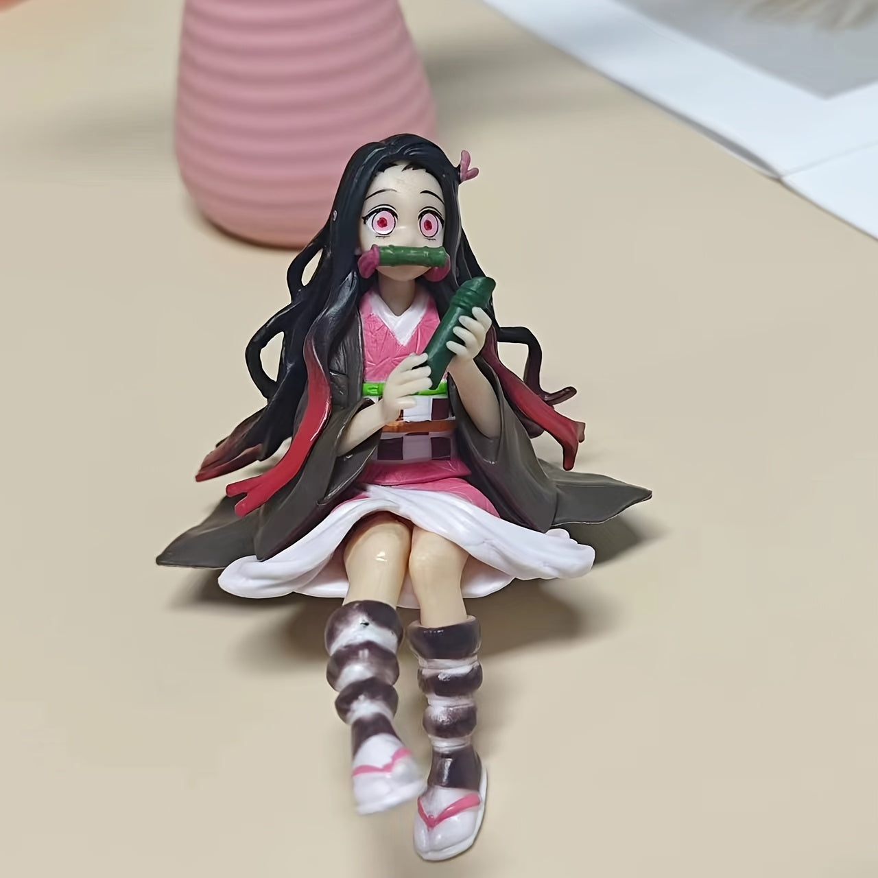 Authorized Demon Slayer Kimetsu no Yaiba Nezuko Kamado Anime Figure PVC Statue Collectible, Home Decor, Christmas Gift for Fans, Age 14+