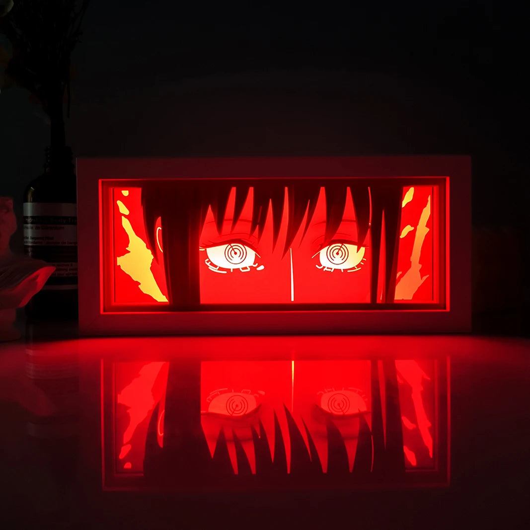 For Kid Hot Sale Customized Light up Manga Led Strips Painting Anime Box Decor Art Carving Lamp With Gift Box Esty Shopify