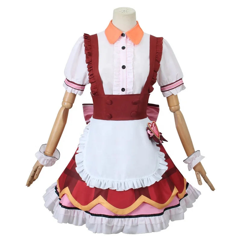 Wholesale Hoshino Ai Chocolate Lolita Maid Dress Halloween Party Oshi No Ko Anime Cosplay Costume