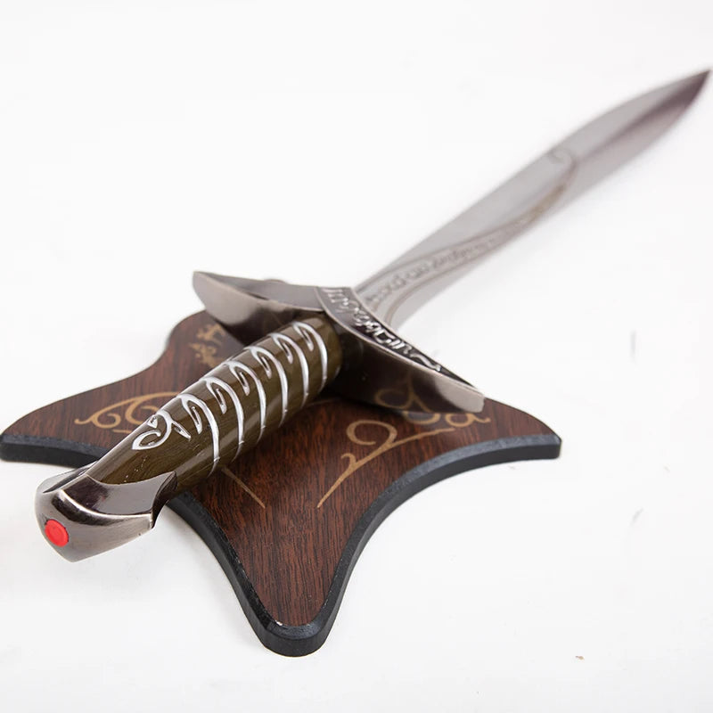 73cm Handcrafted Movie Same Engraved Stainless Steel Blade, Medieval-Style 'Sting' Short Engraved Sword