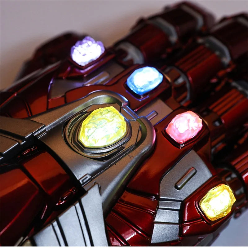 Drop Shipping Marvel Toy Full Metal Wearable Hulk Version Nano Gauntlet with LED Light