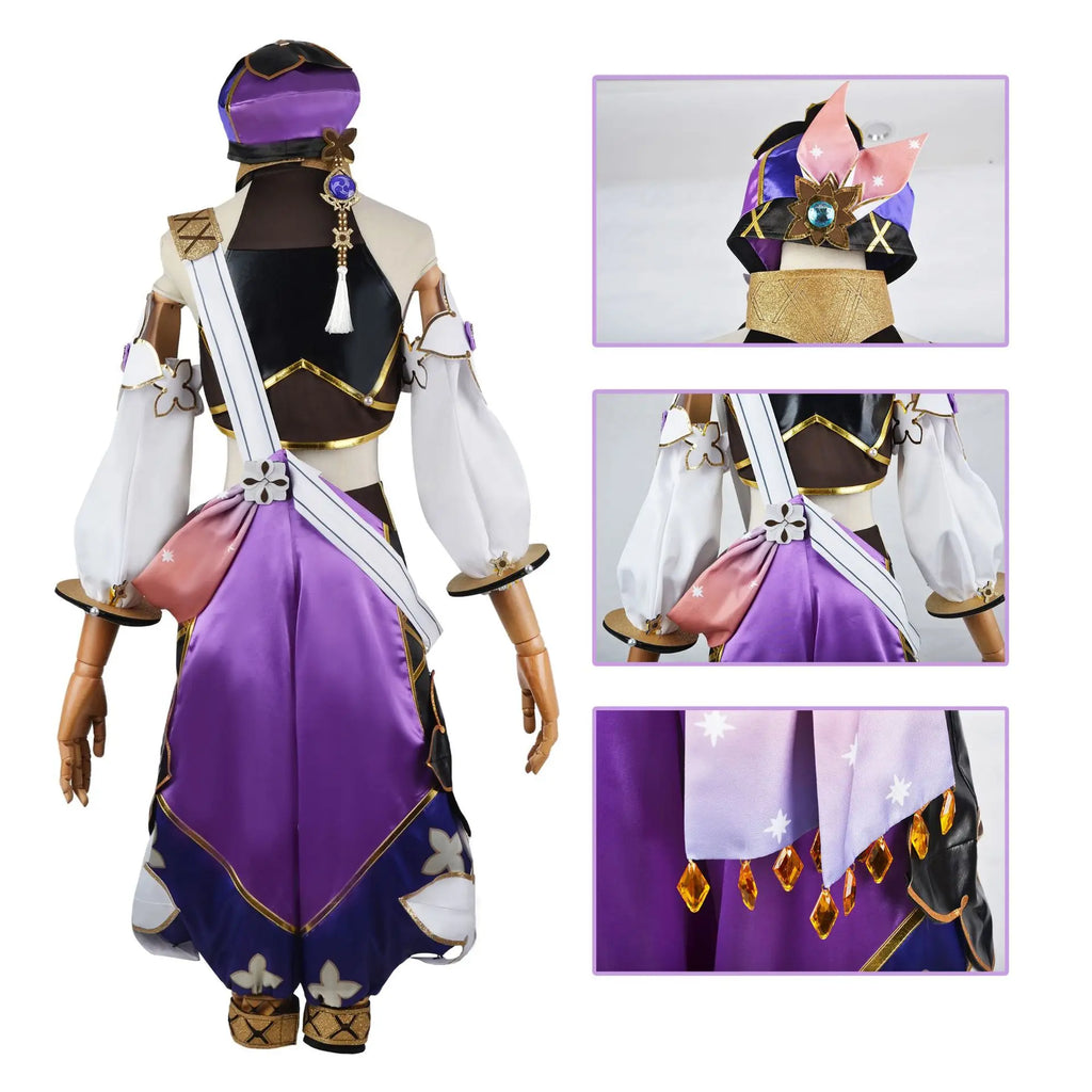 Game Genshin Impact Dori Cosplay Costume Dori Outfits Hat Dress Wig Anime Cosplay Comic Con Role Play Halloween Dori Outfits