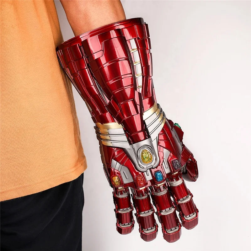Drop Shipping Marvel Toy Full Metal Wearable Hulk Version Nano Gauntlet with LED Light