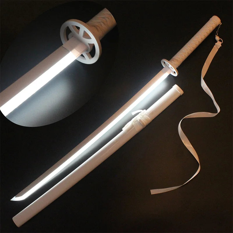 LED Sword Zoro Demon Slayer Katana Yamoto Light up Sword Anime Cosplay Weapons Props