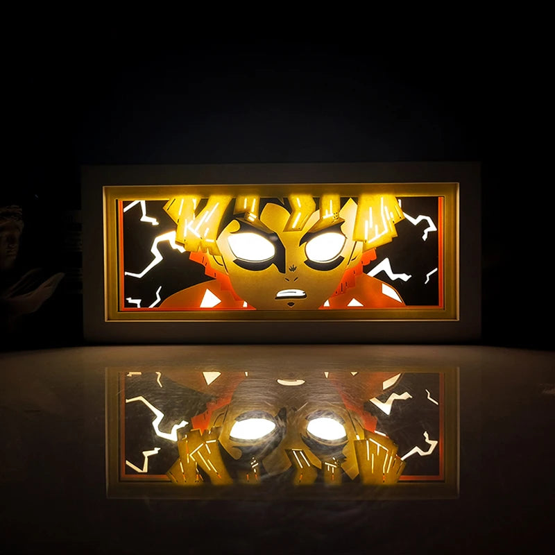 For Kid Hot Sale Customized Light up Manga Led Strips Painting Anime Box Decor Art Carving Lamp With Gift Box Esty Shopify