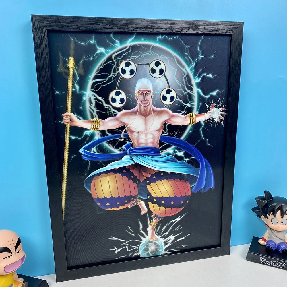 3D Motion Transition Manga Lenticular Print Anime Poster High Quality Watercolor Painting Custom Flip Eco-Friendly Home Decor