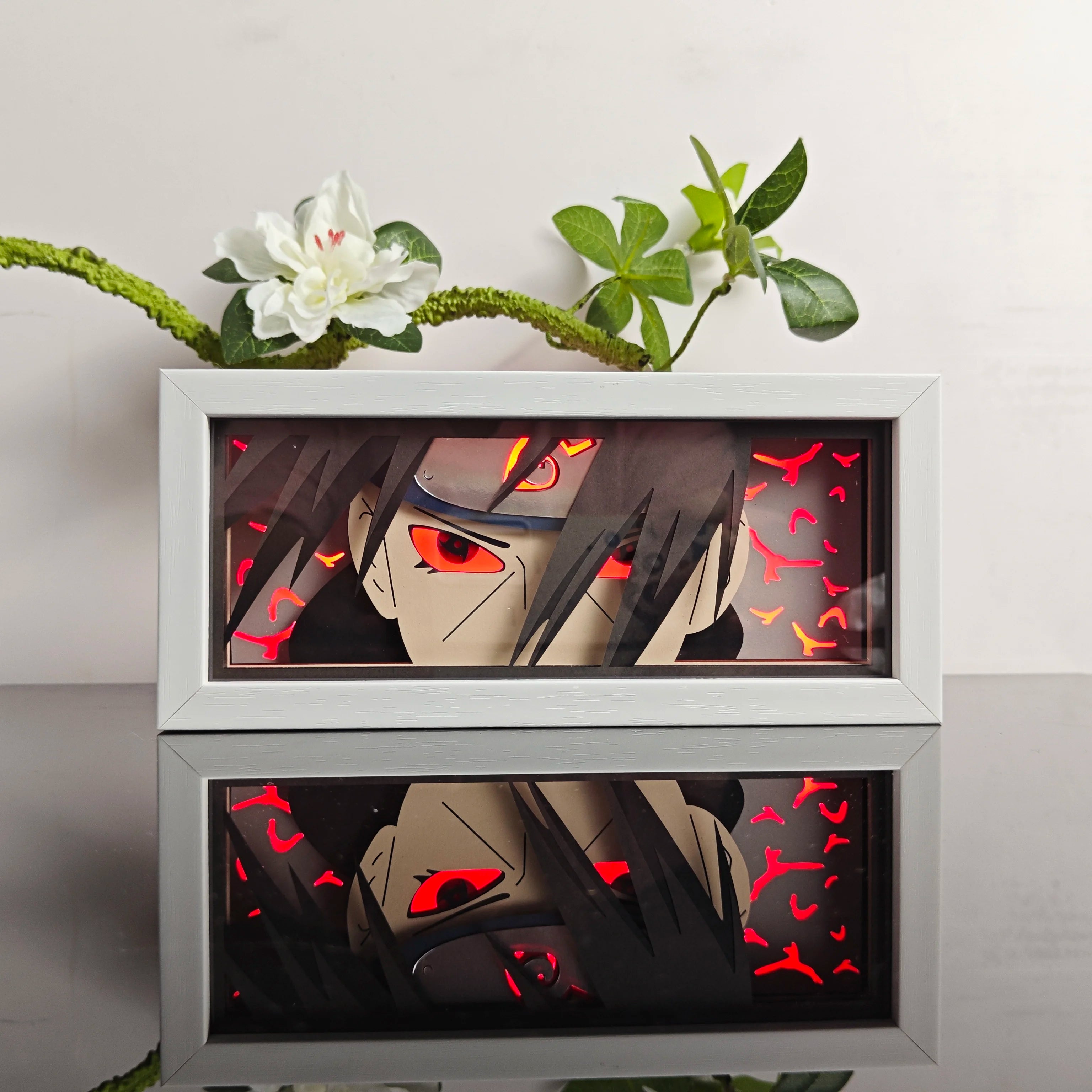 USA Warehouse Dropshipping OnePieces Zoro  Paper Carving Lamp 3D Anime Light Box Handicrafts Table Decoration Christmas Gift