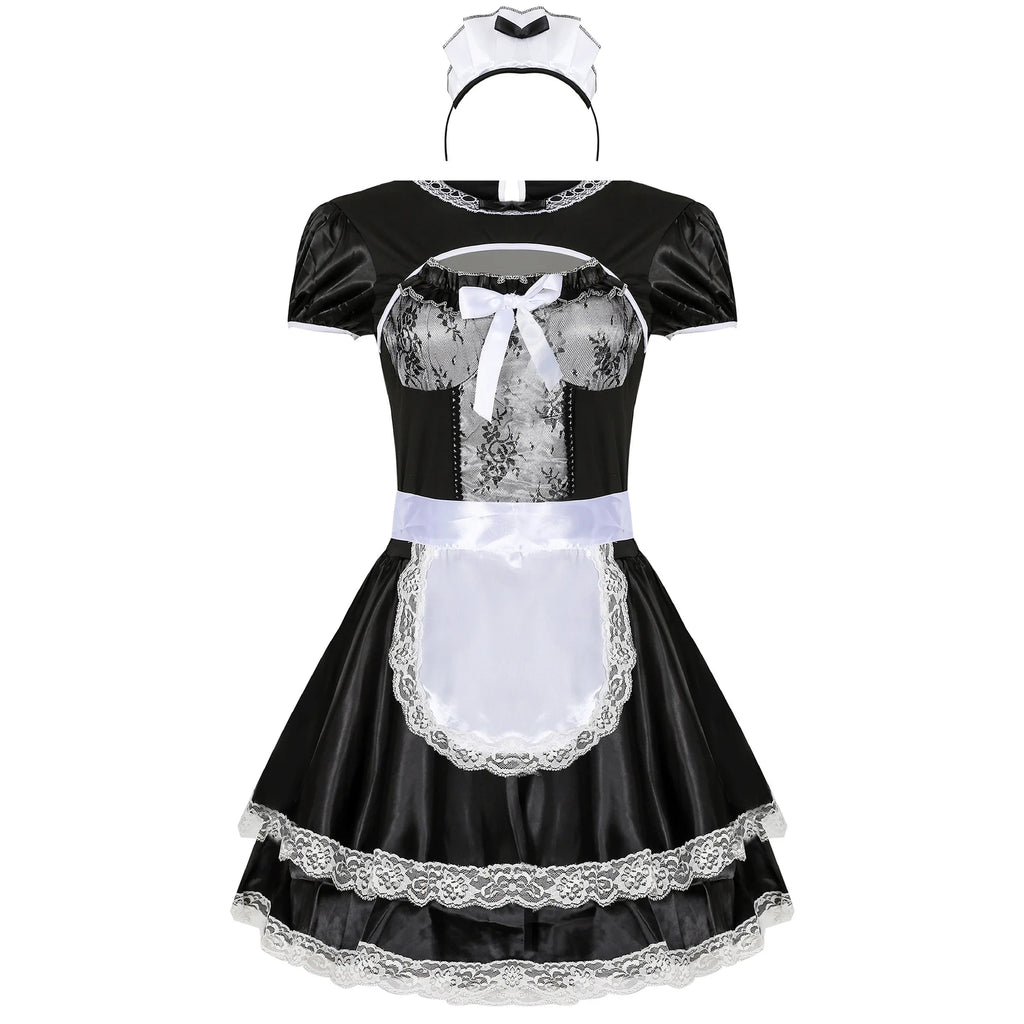 Women Maid Outfits Anime Cosplay Dress Halloween Performance Japanese Dresses Lolita Dress Costume Fancy Party Roleplay Costumes
