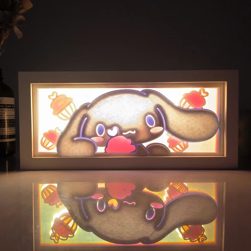 For Kid Hot Sale Customized Light up Manga Led Strips Painting Anime Box Decor Art Carving Lamp With Gift Box Esty Shopify