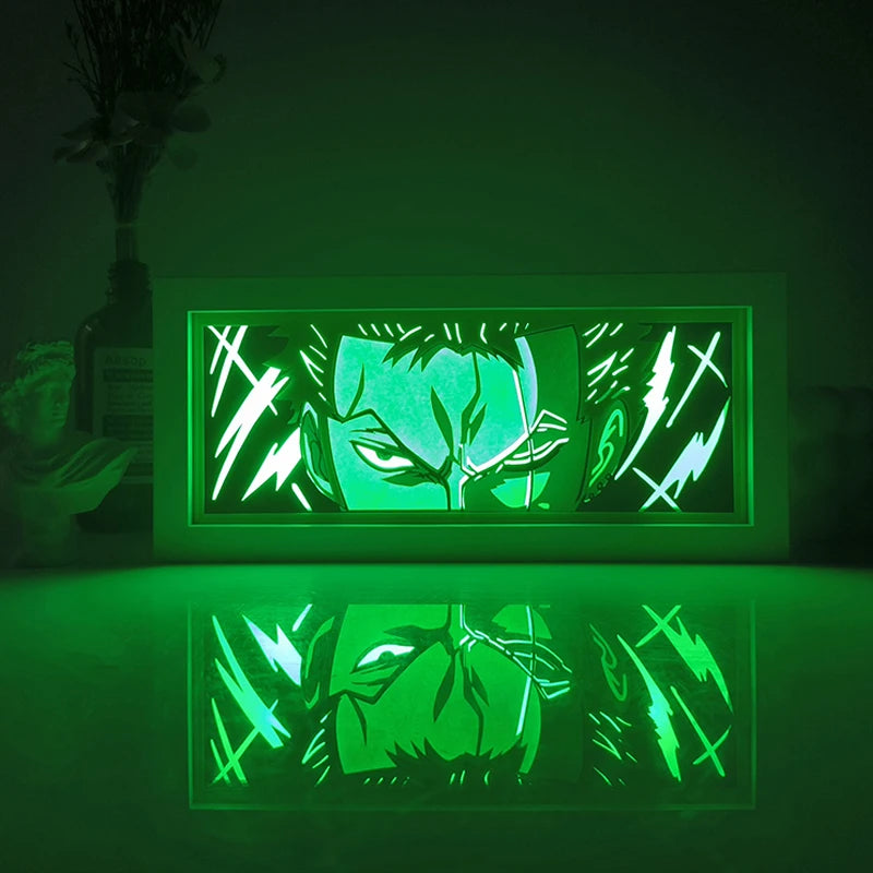 For Kid Hot Sale Customized Light up Manga Led Strips Painting Anime Box Decor Art Carving Lamp With Gift Box Esty Shopify