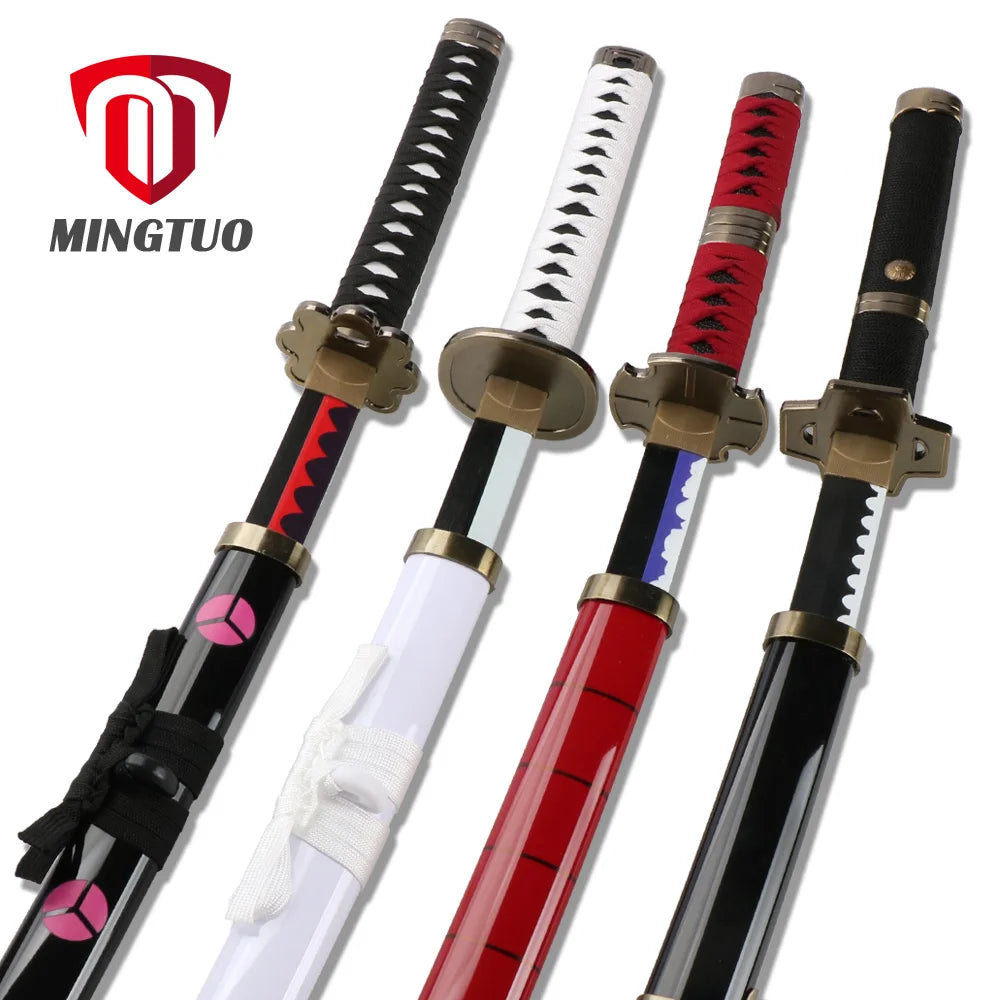 Wood Swords Demon SlayerTanjiro Katana Cosplay Sword Weapon Plastic Samurai Sword for Anime Prop with  Holder and Belt