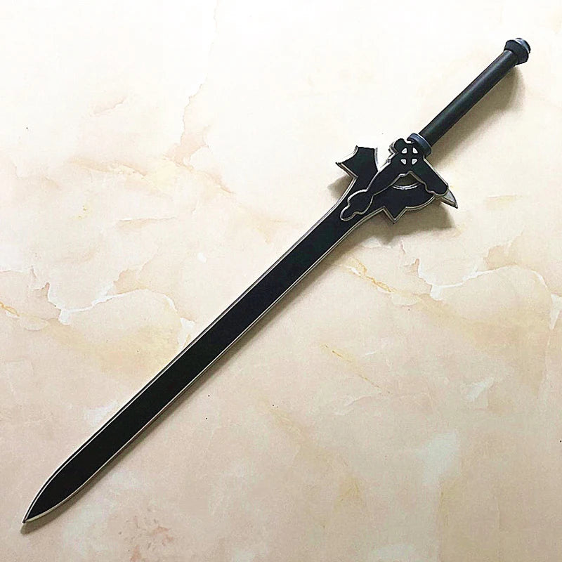 80cm Sword Art Online Dark Repulser Kirito Kirigaya Sword Kirigaya Kazuto cosplay prop Yuuki Asuna black sword cosplay prop tool