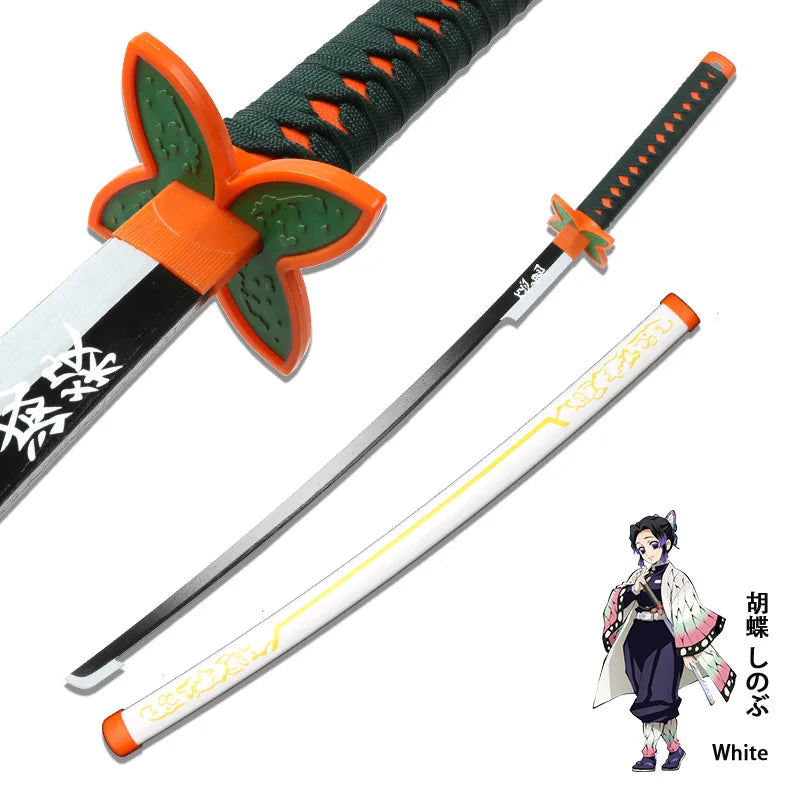 Promotion Katana Real Anime Sword Samurai Demon Slayer Fire God Tanjiro Cosplay Swords