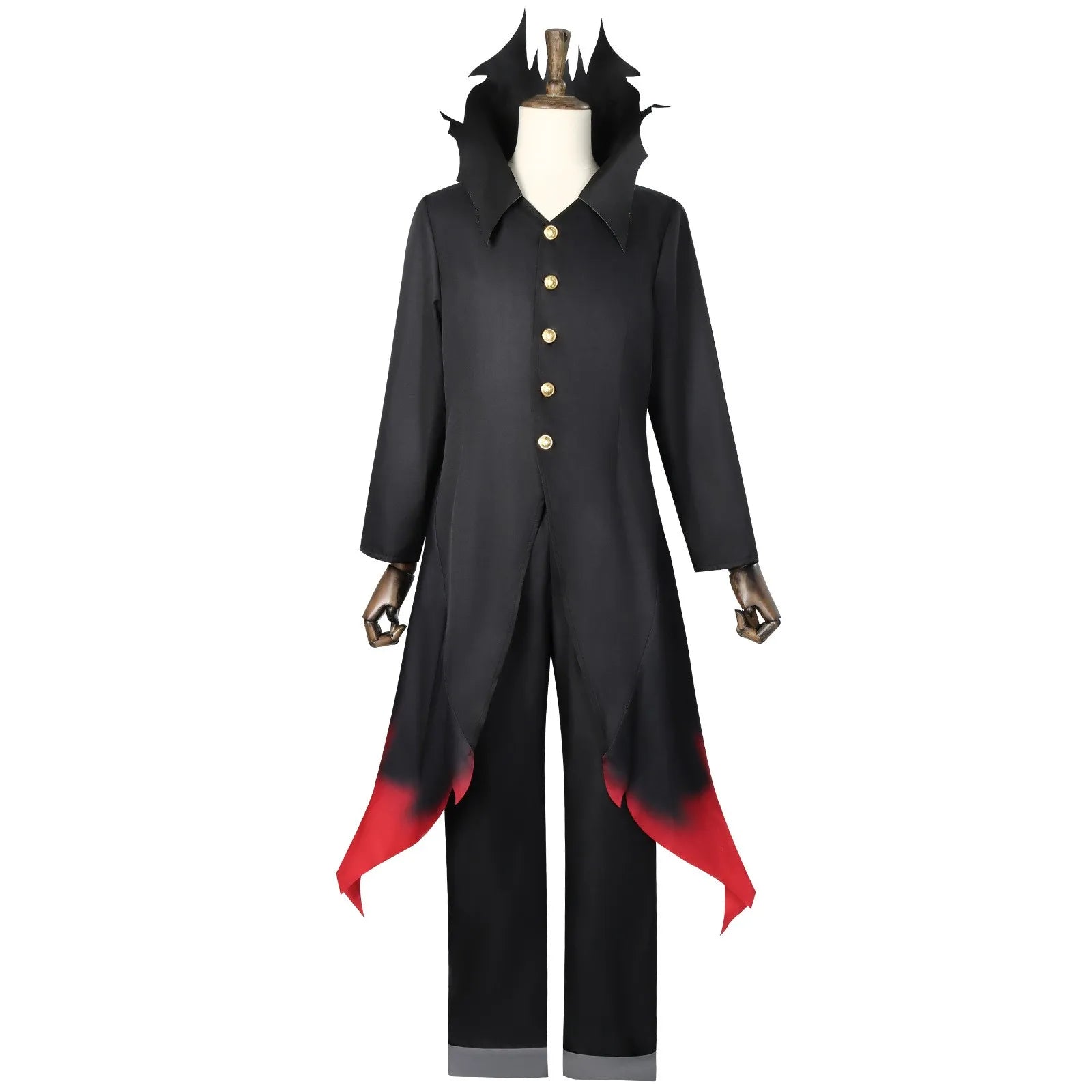 Wholesale Ken Takakura Okarun Cosplay Costume for Adults Dandadan Anime Cosplay for Halloween Party Black Uniform Costume