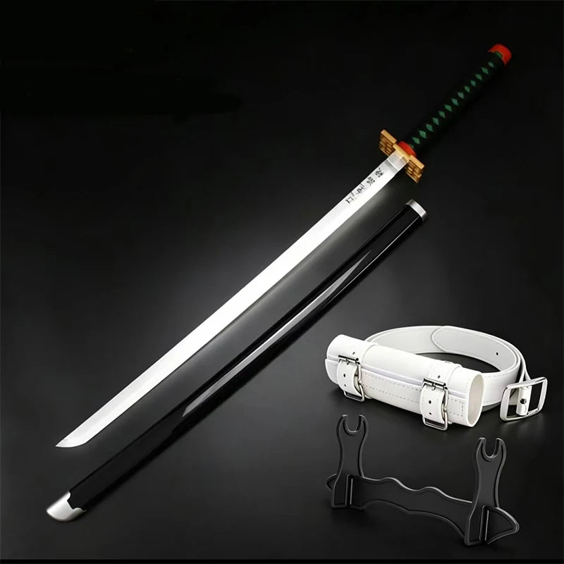 Luminous LED Demon Slayer 41in Nichirin Blade Role Playing Prop Zenitsu Agatsuma COS Toy Luminous Sword