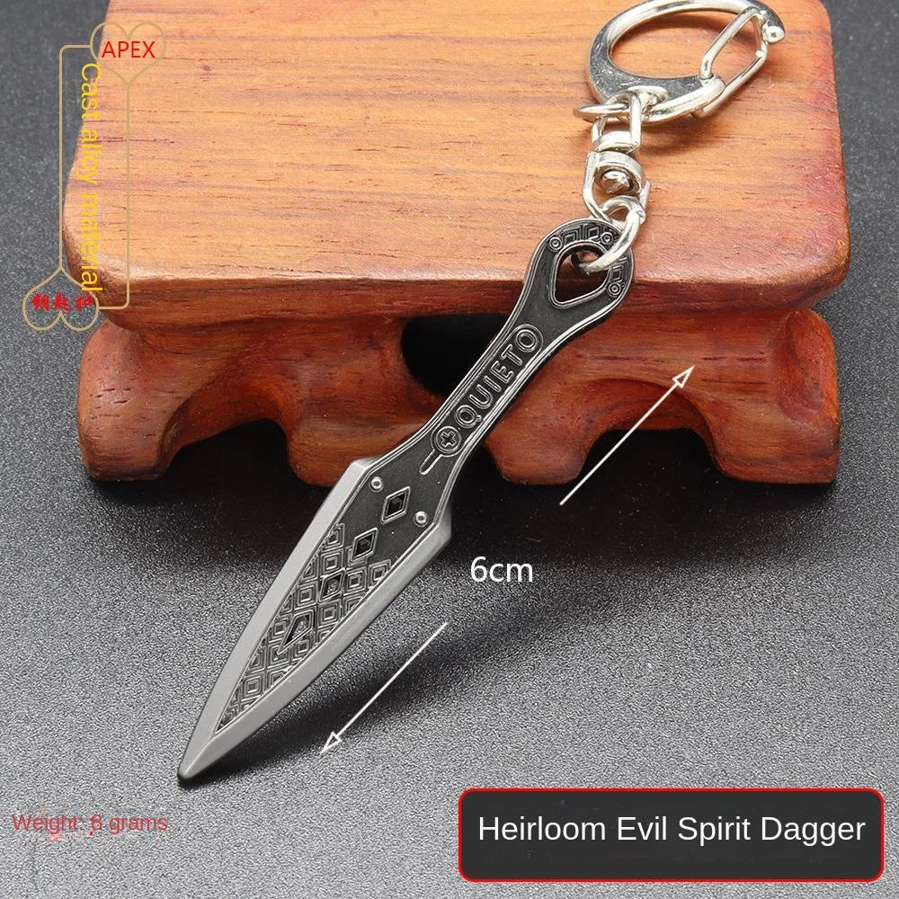GY Genshined Impact 6Cm Metal Anime Sword Crafts Souvenir Gift Weapon Model Keychain Comics Cosplay Keyring Other Key Chains