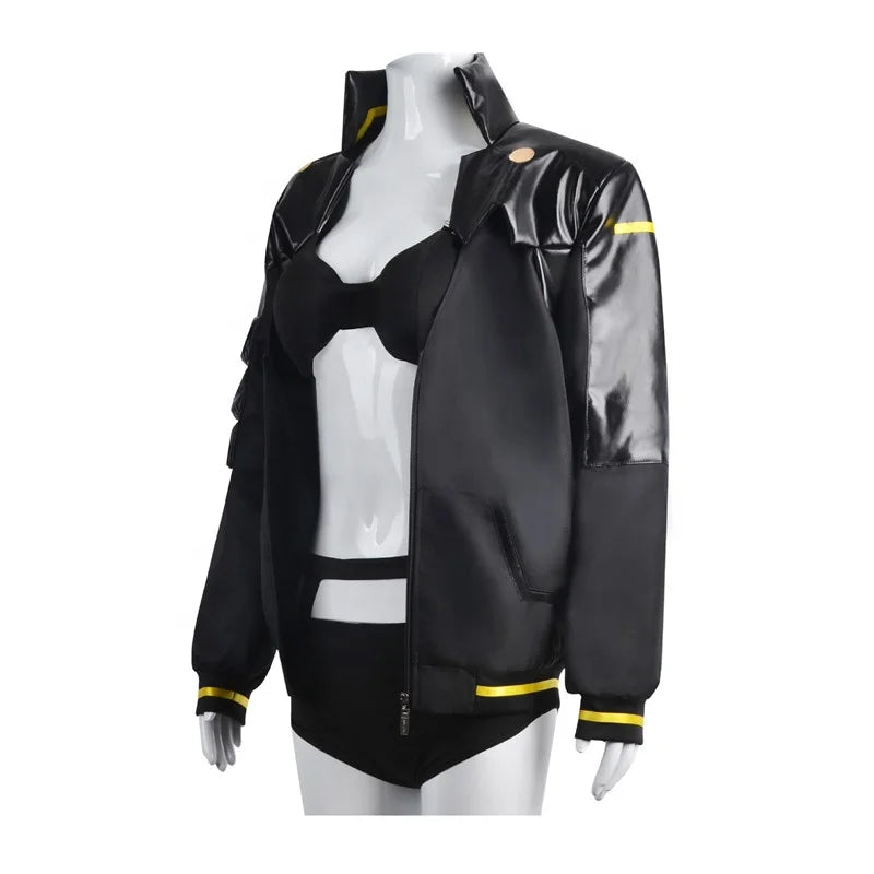 Wholesale Cyberpunk: Edgerunners Anime Cosplay Costume High School Uniform Outfit Rebecca Halloween Party Costume