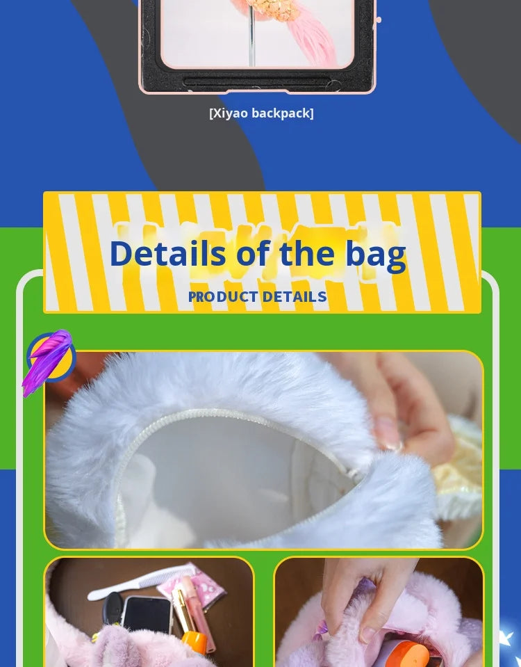 Wholesale  Genuine DUMIA Mori Star Manga Plush Backpack Cute Lolita Shoulder Bag Blind Box Mystery Box Plush Toys