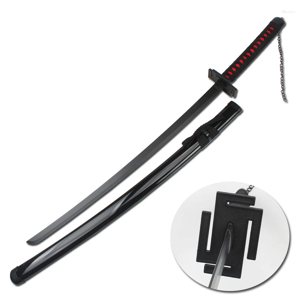US Warehouse Stock Anime Swords  Katana Not Sharp Equipped with Sword Holder