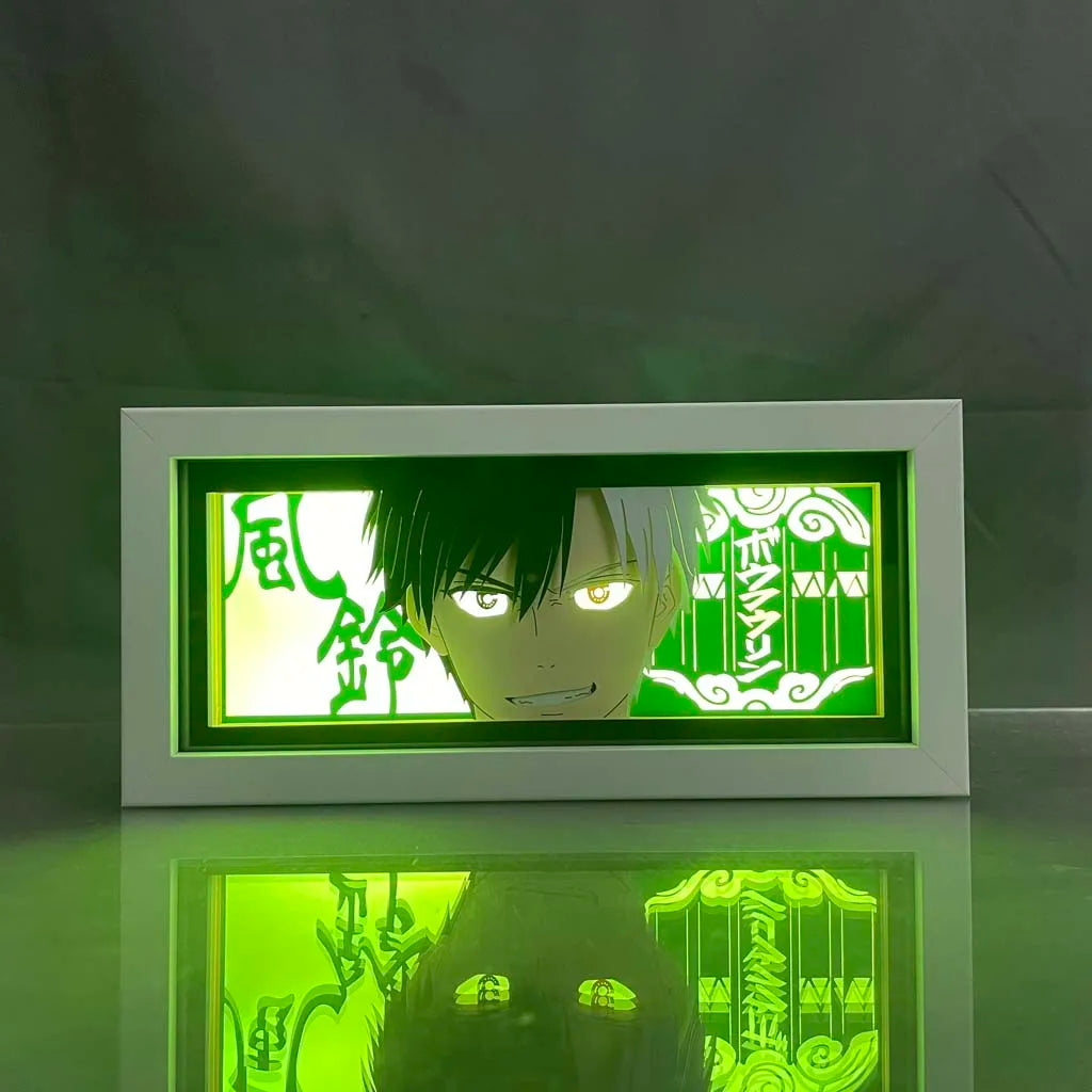 Anime Light Box Haruka Sakura Wind Breaker Paper Cut Lightbox for Room Decor Desk Manga Shadow Box Kid Birthday Gift Table Lamps