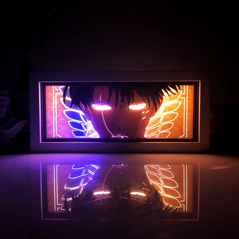 For Kid Hot Sale Customized Light up Manga Led Strips Painting Anime Box Decor Art Carving Lamp With Gift Box Esty Shopify