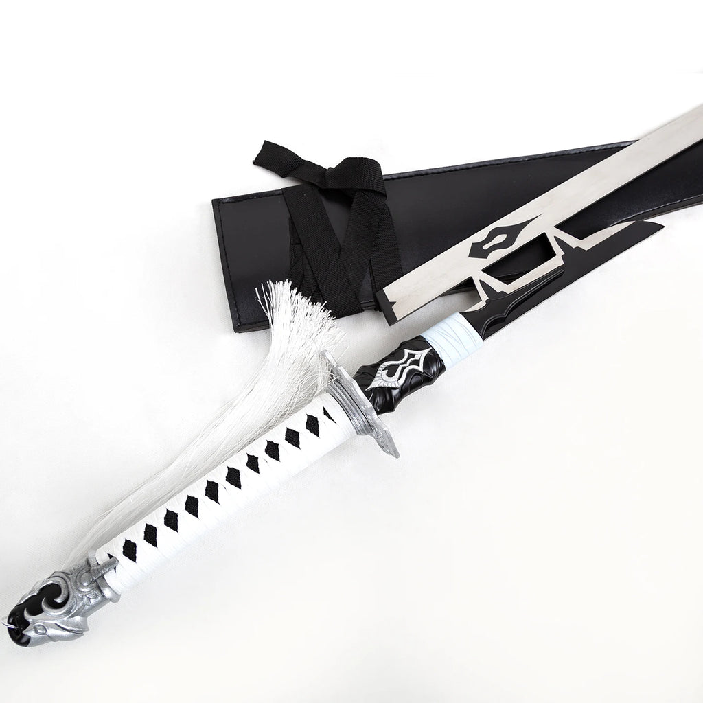 NieR Automata White Contract Replica Katana, Unsharpened Metal Craft Collectible 14+
