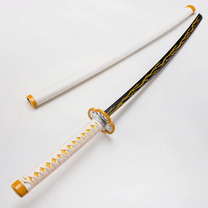 Demon Slayer Sword Real Metal, Anime Cosplay Katana with Original Texture