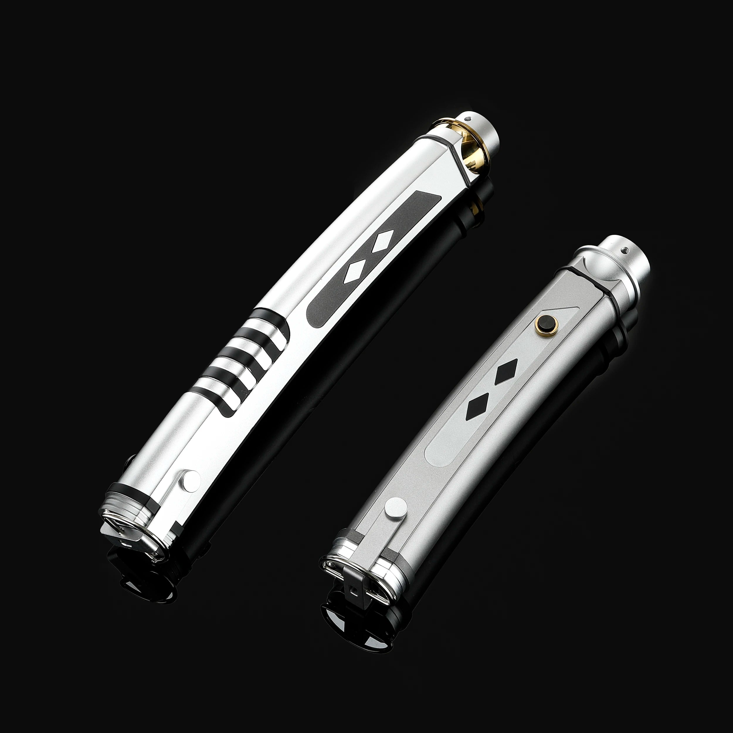 Ahsoka Tano Neopixel Lightsaber Duel Set Proffie 2.2 Metal Hilt Force FX Light Saber with 19 Colors, Smooth Swing, Double Sword