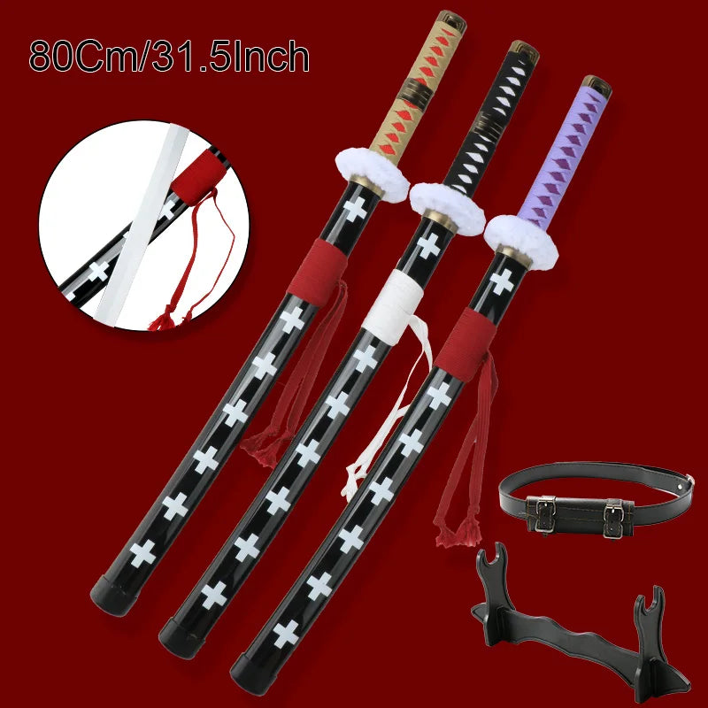 Roronoa Zoro 80Cm Doctor Red Katana Cosplay Prop with Scabbard  Perfect for Halloween Conventions  Anime Collectors