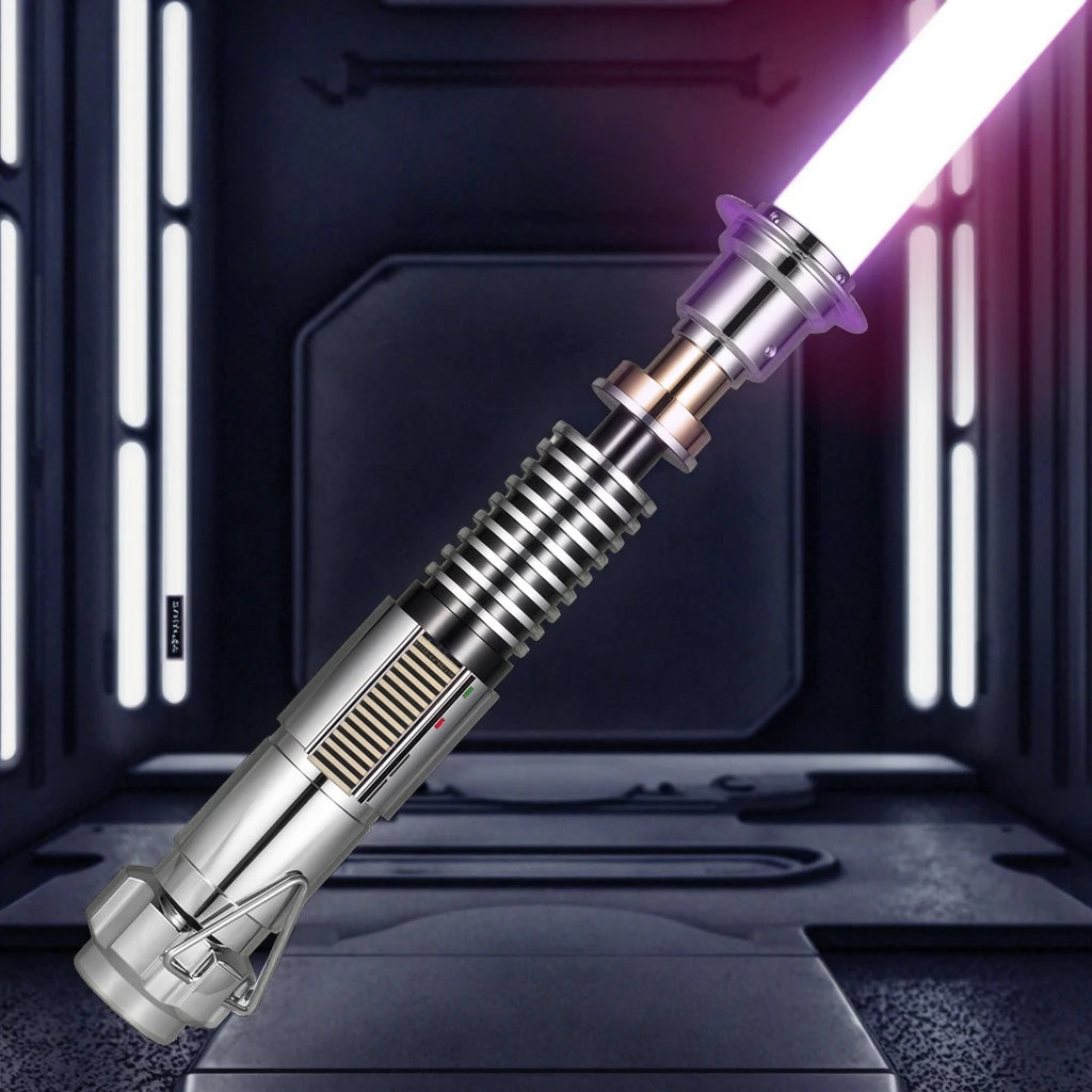 For Online Sellers High Quality LED Light-Up Toys Heavy Dual Saber for Cosplay Swords Inspired by Luke Rey Leia Skywalker