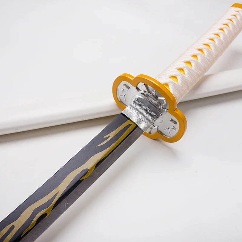 Demon Slayer Sword Real Metal, Anime Cosplay Katana with Original Texture