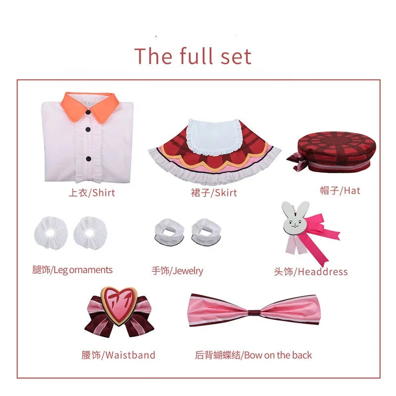 Wholesale Hoshino Ai Chocolate Lolita Maid Dress Halloween Party Oshi No Ko Anime Cosplay Costume