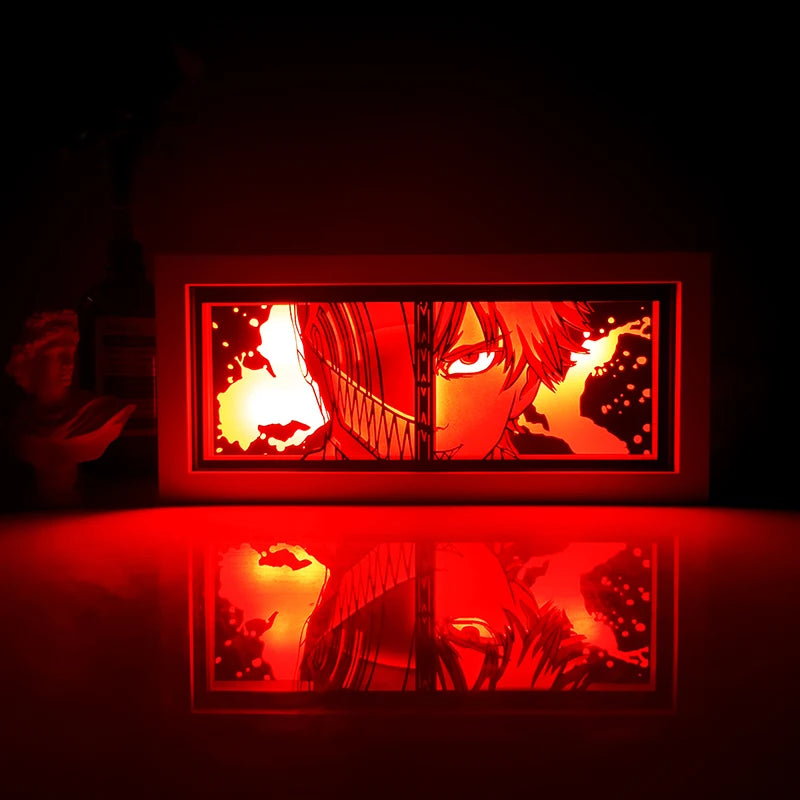 For Kid Hot Sale Customized Light up Manga Led Strips Painting Anime Box Decor Art Carving Lamp With Gift Box Esty Shopify