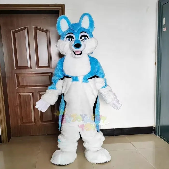 Factory Mascot Cartoon Character Design Dog and Wolf Fursuit Anime Cosplay Furry Suit Animal Costume