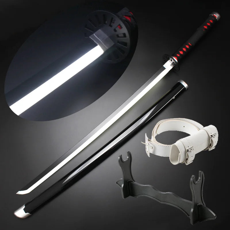 LED Sword Zoro Demon Slayer Katana Yamoto Light up Sword Anime Cosplay Weapons Props