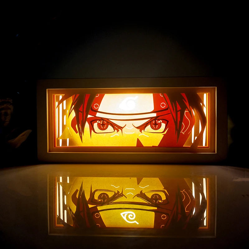 For Kid Hot Sale Customized Light up Manga Led Strips Painting Anime Box Decor Art Carving Lamp With Gift Box Esty Shopify
