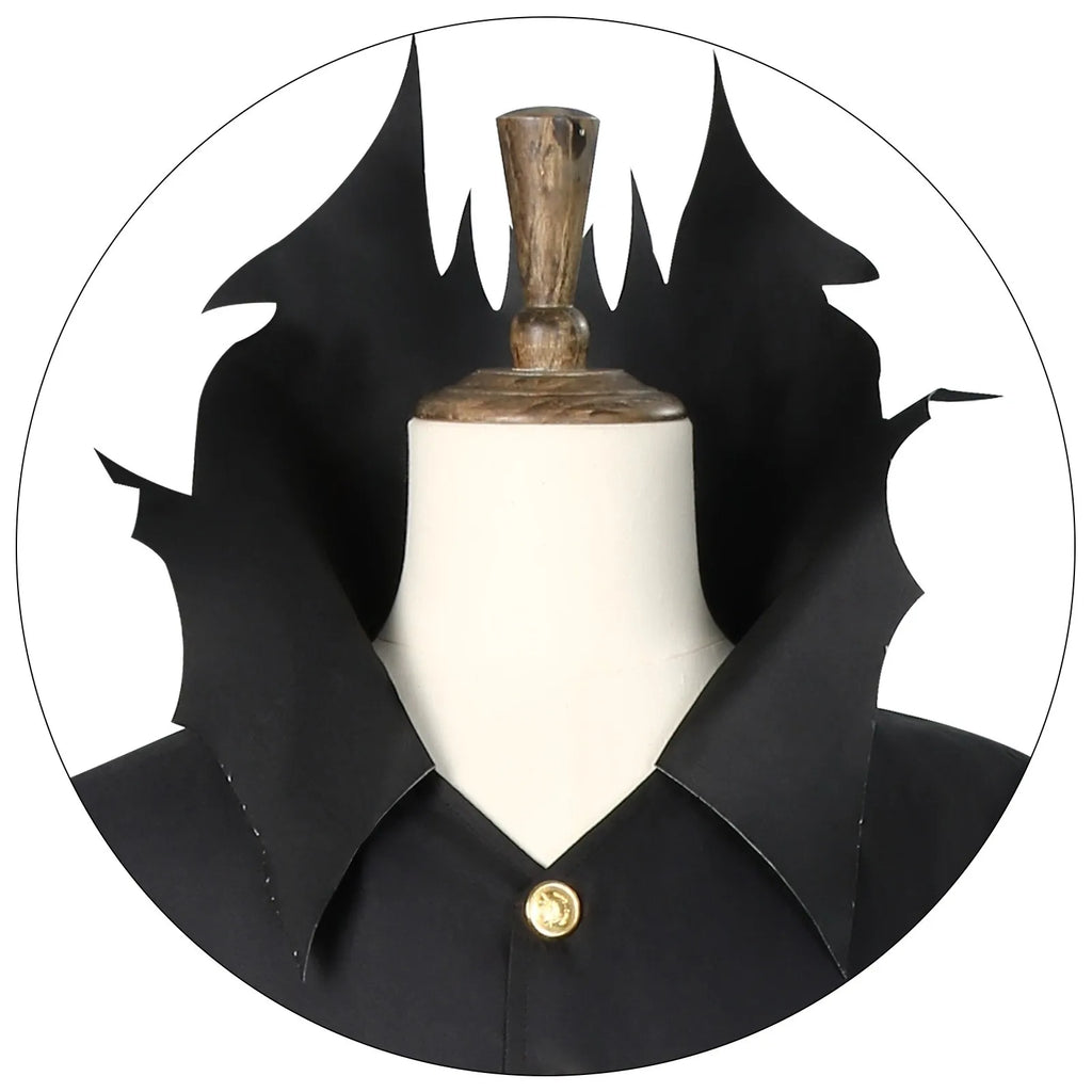 Wholesale Ken Takakura Okarun Cosplay Costume for Adults Dandadan Anime Cosplay for Halloween Party Black Uniform Costume