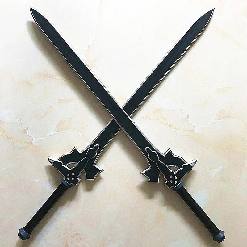 80cm Sword Art Online Dark Repulser Kirito Kirigaya Sword Kirigaya Kazuto cosplay prop Yuuki Asuna black sword cosplay prop tool