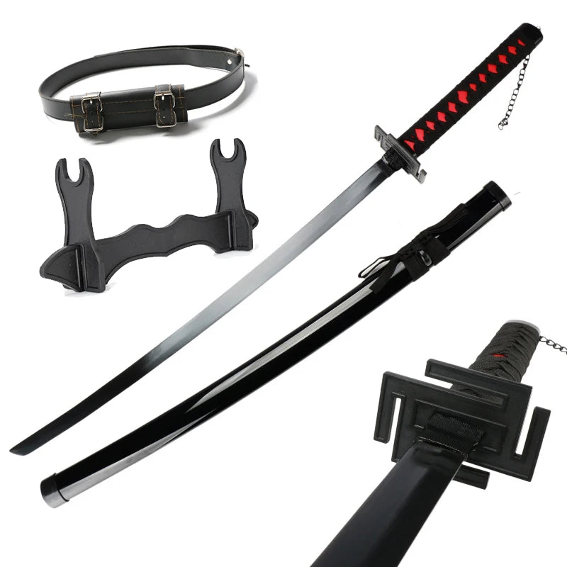 Wood Swords Demon SlayerTanjiro Katana Cosplay Sword Weapon Plastic Samurai Sword for Anime Prop with  Holder and Belt