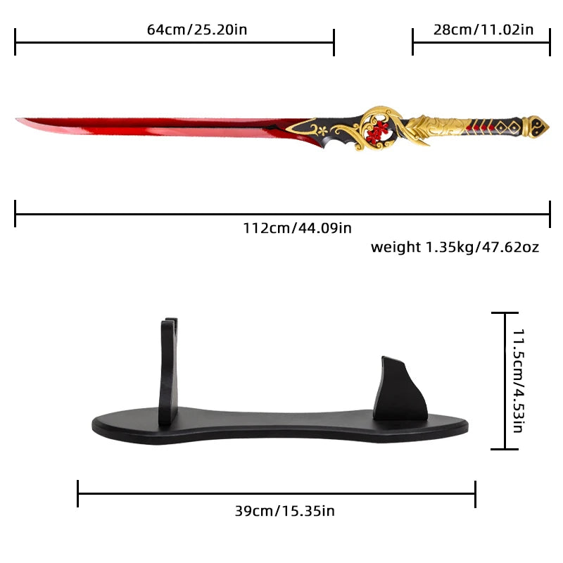 Anime Solo Leveling Plum Blossom Katana Collectible Decorative Sword