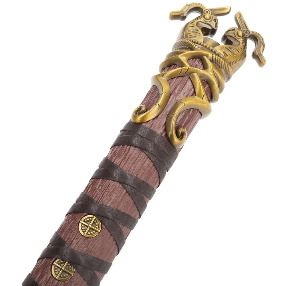 Drop Shipping Full Metal 1:1 Scale God of War Ragnarok Cosplay Prop Weapon Replica Mjolnir Thor Hammer with Resin Base
