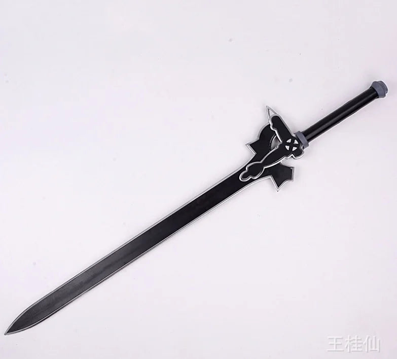 80cm Sword Art Online Dark Repulser Kirito Kirigaya Sword Kirigaya Kazuto cosplay prop Yuuki Asuna black sword cosplay prop tool