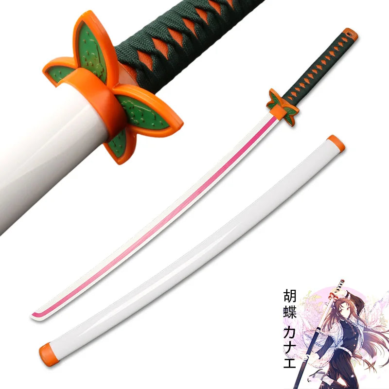 Promotion Katana Real Anime Sword Samurai Demon Slayer Fire God Tanjiro Cosplay Swords